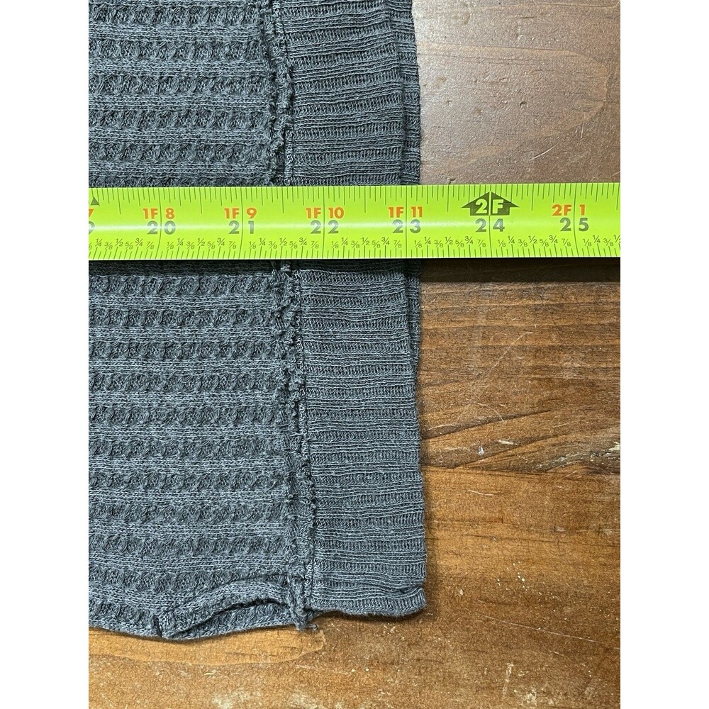 We The Free New Magic Thermal Long Sleeve Waffle Knit Faded Black M Boho Grunge - Picture 11 of 16
